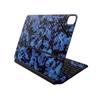 Carbon Fiber Skin Compatible with Apple Magic Keyboard for iPad Air 13-inch (M2) 2024 - Blue Modern Camo - Premium 3M Vinyl Protective Decal Cover - Easy to Apply | Crafted in The USA by MightySkins view 1
