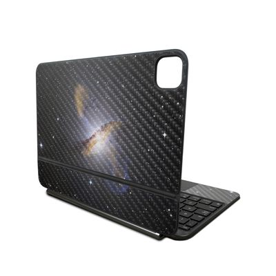 Carbon Fiber Skin Compatible with Apple Magic Keyboard for iPad Pro 11inch (M4) 2024 - Centaurus - Premium 3M Vinyl Protective Wrap Decal Cover - Easy to Apply | Crafted in The USA by MightySkins