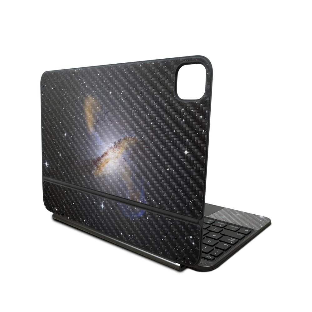 Carbon Fiber Skin Compatible with Apple Magic Keyboard for iPad Pro 11inch (M4) 2024 - Centaurus - Premium 3M Vinyl Protective Wrap Decal Cover - Easy to Apply | Crafted in The USA by MightySkins