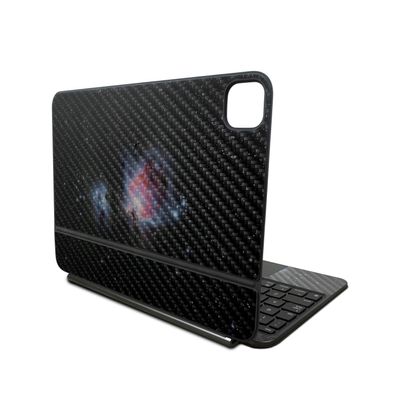 Carbon Fiber Skin Compatible with Apple Magic Keyboard for iPad Pro 11inch (M4) 2024 - Red Giant - Premium 3M Vinyl Protective Wrap Decal Cover - Easy to Apply | Crafted in The USA by MightySkins