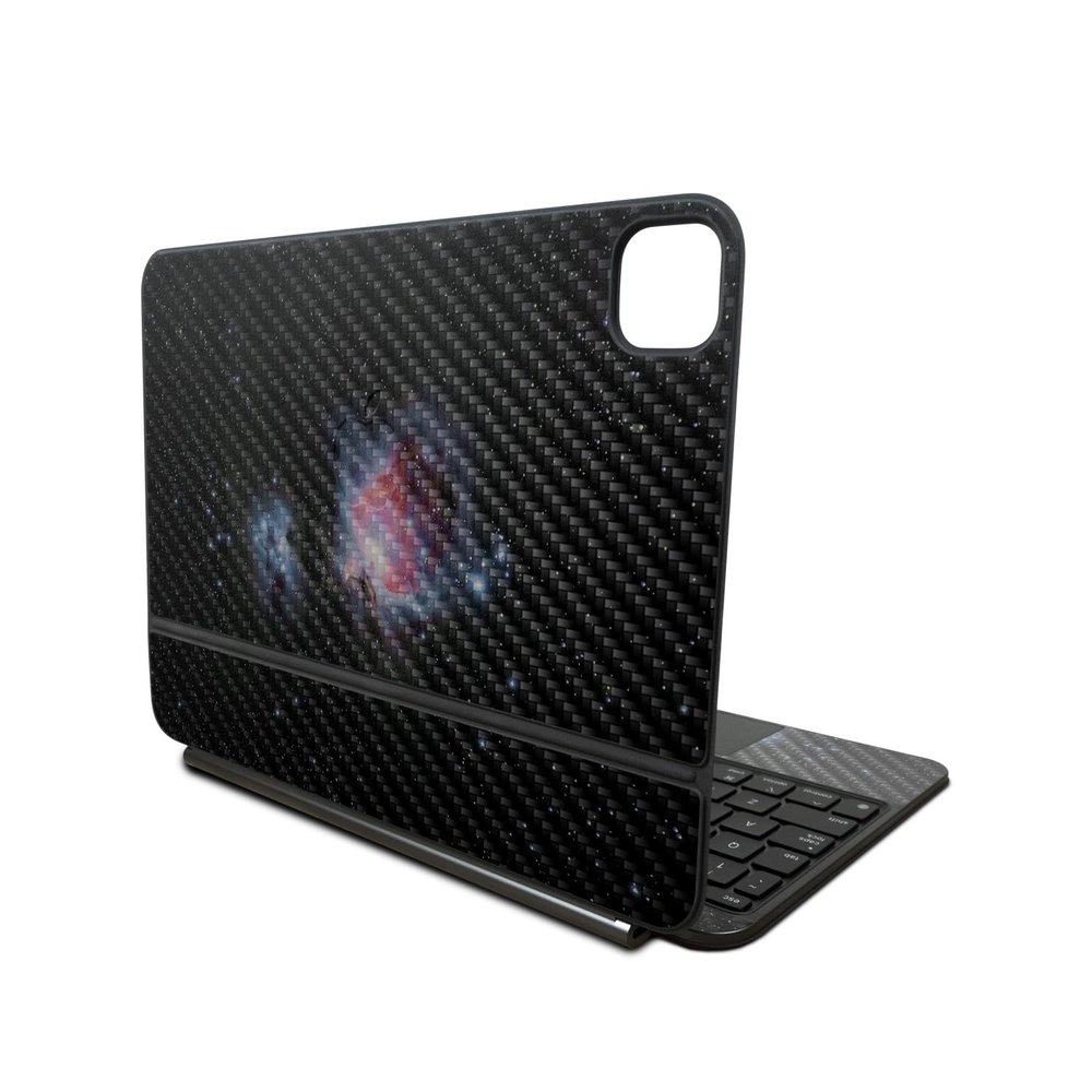 Carbon Fiber Skin Compatible with Apple Magic Keyboard for iPad Pro 11inch (M4) 2024 - Red Giant - Premium 3M Vinyl Protective Wrap Decal Cover - Easy to Apply | Crafted in The USA by MightySkins