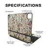 Carbon Fiber Skin Compatible with Apple Magic Keyboard for iPad Pro 11inch (M4) 2024 - Seaweed - Premium 3M Vinyl Protective Wrap Decal Cover - Easy to Apply | Crafted in The USA by MightySkins view 2