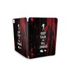 Carbon Fiber Skin Compatible with Apple Smart Folio for iPad Pro 13-inch (M4/M5) 2025 - Kill Zombies - Premium 3M Vinyl Protective Wrap Decal Cover - Easy to Apply | Crafted in The USA by MightySkins view 1