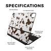 Carbon Fiber Skin Compatible with Apple Magic Keyboard for iPad Air 13-inch (M2) 2024 - Brown Cow - Premium 3M Vinyl Protective Wrap Decal Cover - Easy to Apply | Crafted in The USA by MightySkins view 2