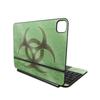 Glossy Glitter Skin Compatible with Apple Magic Keyboard for iPad Pro 11inch (M4) 2024 - Biohazard - Premium 3M Vinyl Protective Wrap Decal Cover - Easy to Apply | Crafted in The USA by MightySkins view 1