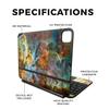 Skin Compatible with Apple Magic Keyboard for iPad Pro 11inch (M4) 2024 - Space Cloud - Premium 3M Vinyl Protective Wrap Decal Cover - Easy to Apply | Crafted in The USA by MightySkins view 2