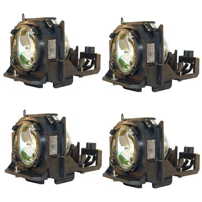 Advanced Lamps Lamp & Housing 4 Pack for The Panasonic PTDW10000U Projector
