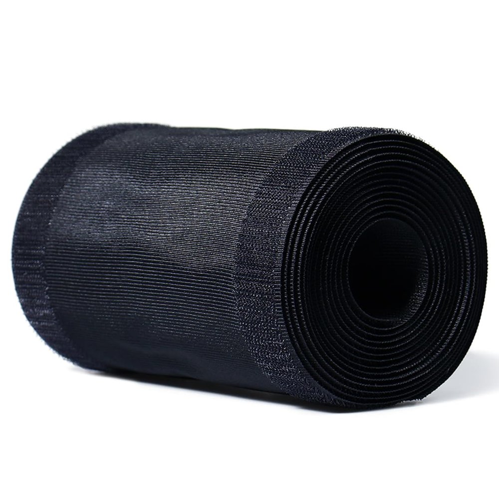 6 W X 10L Black Floor Cord Cover for Office Carpet Wire Cover Under Desk Cable Grip Strip Management Hold Cords in Place for Power Cords Audio Cables Coaxial Cable Telephone Line