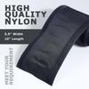 6 W X 10L Black Floor Cord Cover for Office Carpet Wire Cover Under Desk Cable Grip Strip Management Hold Cords in Place for Power Cords Audio Cables Coaxial Cable Telephone Line view 4