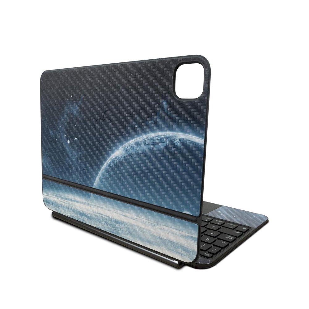 Carbon Fiber Skin Compatible with Apple Magic Keyboard for iPad Pro 11inch (M4) 2024 - Outer Space - Premium 3M Vinyl Protective Wrap Decal Cover - Easy to Apply | Crafted in The USA by MightySkins