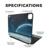 Carbon Fiber Skin Compatible with Apple Magic Keyboard for iPad Pro 11inch (M4) 2024 - Outer Space - Premium 3M Vinyl Protective Wrap Decal Cover - Easy to Apply | Crafted in The USA by MightySkins view 2