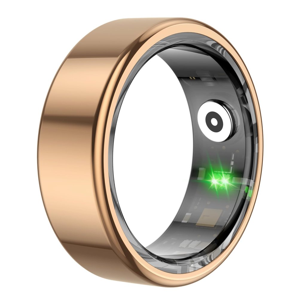 Diyeeni Smart Ring with Health Tracking, Multisport Modes - Ultra IP68, 7 Days Battery Life, Ideal Gifts for Occasions - App Compatible for Android for iOS (11#)