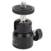 Universal Quick Release Clamp,360 Degree Rotating Quick Release 1/4in Screw Hot Shoe Adapter,Ball Head Mount Flash Bracket fo Fill Light view 1