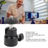 Universal Quick Release Clamp,360 Degree Rotating Quick Release 1/4in Screw Hot Shoe Adapter,Ball Head Mount Flash Bracket fo Fill Light view 3
