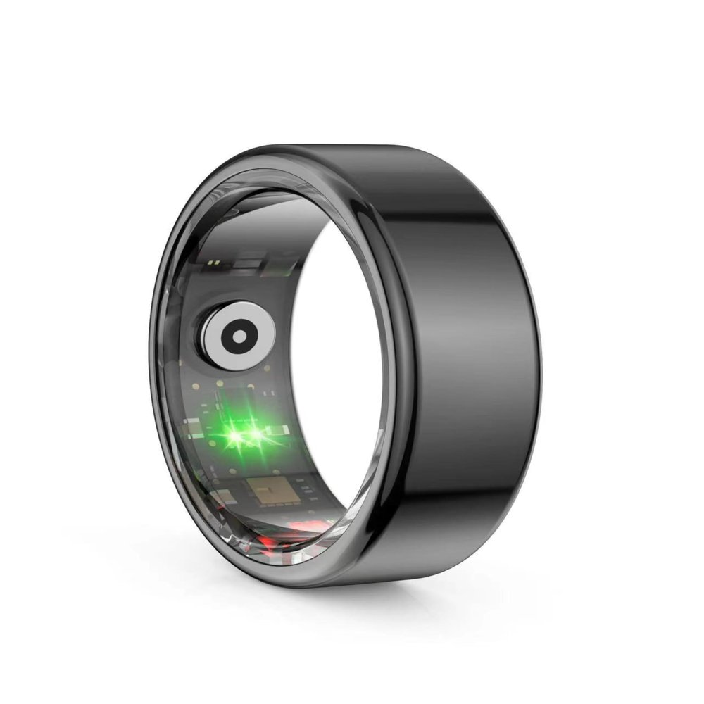 Diyeeni Smart Ring with Health Tracking, Multisport Modes - Ultra IP68, 7 Days Battery Life, Ideal Gifts for Occasions - App Compatible for Android for iOS (8#)