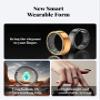 Diyeeni Smart Ring with Health Tracking, Multisport Modes - Ultra IP68, 7 Days Battery Life, Ideal Gifts for Occasions - App Compatible for Android for iOS (8#) view 3