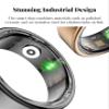 Diyeeni Smart Ring with Health Tracking, Multisport Modes - Ultra IP68, 7 Days Battery Life, Ideal Gifts for Occasions - App Compatible for Android for iOS (8#) view 4