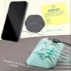 Smartish Bigger Cable Wrangler + MagSafe Mountaineer Wall Mount Bundle - Stick on Adhesive Phone Holder with Extra Strength Magnet for Apple MagSafe Accessories - Teal me More view 4