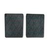 Carbon Fiber Skin Compatible with Apple Smart Folio for iPad Air 11-inch (M2) 2024 - Triangle Stripes - Premium 3M Vinyl Protective Decal Cover - Easy to Apply | Crafted in The USA by MightySkins view 1