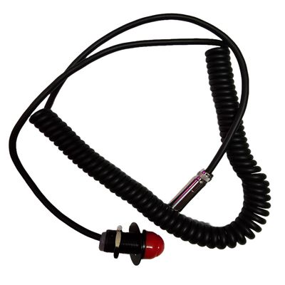 Race Radios Direct Hole Mount HD PTT Pro Coiled Cord