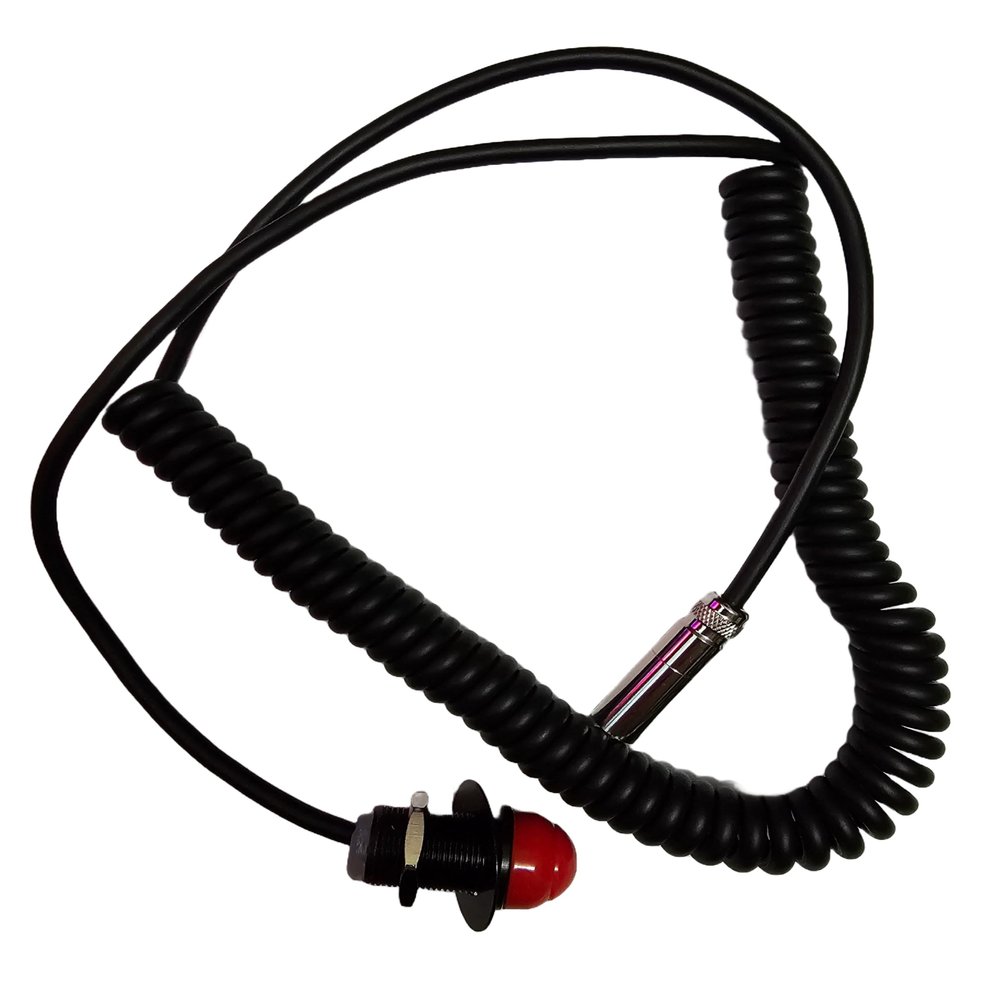 Race Radios Direct Hole Mount HD PTT Pro Coiled Cord