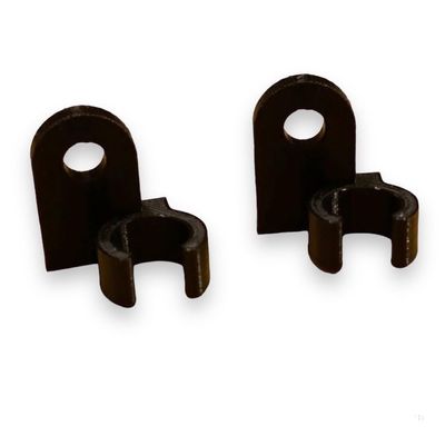 Overflow Hose Clips and Hardware For Cherokee XJ (3/8, Orange)