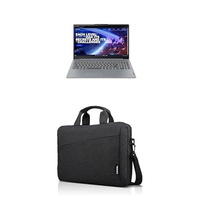 Bundle of Lenovo IdeaPad Slim 3i, 15.6 FHD, Intel Core i5-1335U, 16GB RAM, 512GB SSD, 1920x1080 px, Fingerprint Reader, Windows 11, Arctic Grey + Lenovo Laptop Bag T210, Messenger Shoulder Bag