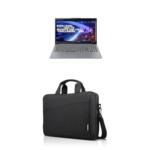 Bundle of Lenovo IdeaPad Slim 3i, 15.6 FHD, Intel Core i5-1335U, 16GB RAM, 512GB SSD, 1920x1080 px, Fingerprint Reader, Windows 11, Arctic Grey + Lenovo Laptop Bag T210, Messenger Shoulder Bag