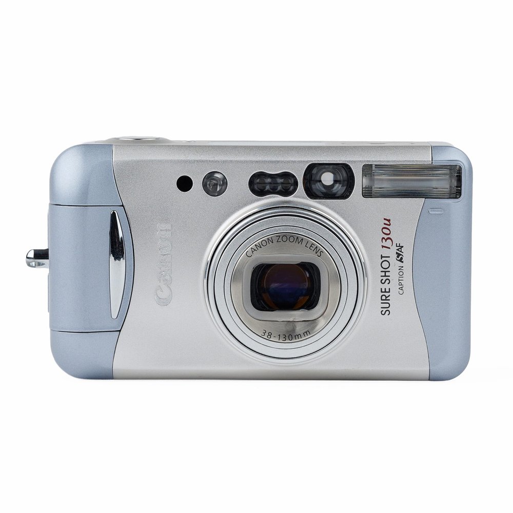 Canon Sure Shot 130u 35MM Point & Shoot Film Camera with 38-130MM Lens, Built-in Flash, Auto Focusing, and Exposure (Renewed)