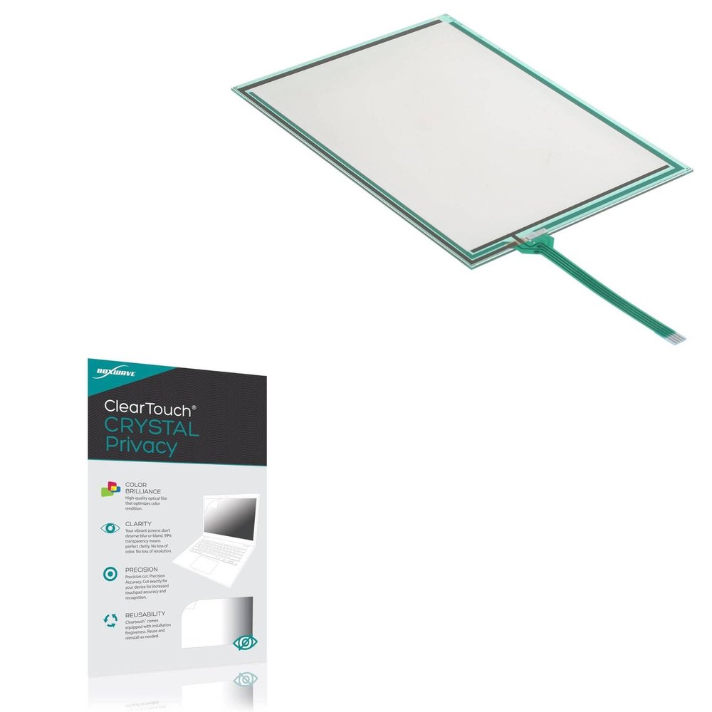 BoxWave Screen Protector Compatible with DMC AST-065B080A (6.5 in) - ClearTouch Crystal Privacy (2-Pack), Privacy Screen Protector Flexible Film Clear