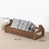 FURUIM2024M CD Record Storage Rack Solid Wood Desktop CD Storage Display Rack CD Rack Blu-ray disc DVD disc Collection Rack Record Stand(A) view 2