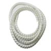ELLANA Spiral Protector 2 Meter Pipe Wire Protective Sleeve 8mm 10mm 12mm 14mm 16mm Spiral Wrap Sleeving Tube Flame Retardant Cable Sleeves Band Winding Wraps Cable(White,10mm Inside Diameter) view 1