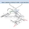 Heurofosh 53-815949 Trim Ram E Ring Clip for Mercruiser Alpha 1 Gen 2 Motor view 2