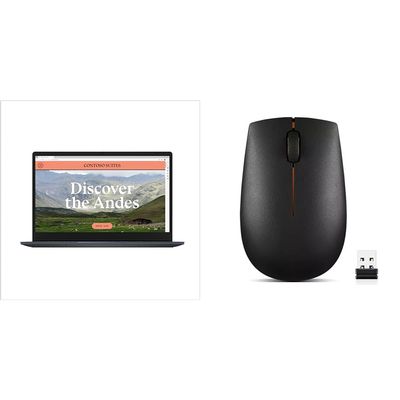 Lenovo IdeaPad 3i Chromebook, 15.6" FHD, Intel Celeron N4500, 8GB RAM, 64GB eMMC 300 Wireless Mouse, 12 Month Battery
