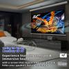 Elite Screens 110-Inch Motorized Projector Screen 16:9, CineGrey 4D at CLR/ALR, Acoustically Transparent, ISF Certified, Tab-Tensioned Electric Drop Down for Home Theater, STT110XHD4AT-E12 view 3