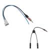 Anina Car Radio Antenna Adapter Compatible with 2003-2016 Honda CRV Fit Accord Civic Mazda CX-3 CX-5Universal Car Stereo AM FM Antenna Splitter Y AUX Adapter view 1