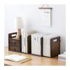 FURUIM2024M CD Record Storage Rack Record Storage Rack CD Rack Solid Wood Album Collection Rack Desktop Retro Multi-Functional disc Storage Rack Book Record Stand(A) view 1