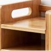 FURUIM2024M CD Record Storage Rack Record Storage Rack CD Rack Solid Wood Album Collection Rack Desktop Retro Multi-Functional disc Storage Rack Book Record Stand(A) view 4