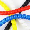Spiral Protector 1pcs Flexible Spiral Cable Sleeve 20mm 22mm 25mm 28mm ID Pipe Protection Cover Wrap Winding Cable Wire Tube Protector Wraps Cable(Red,ID 25mm 1 Meter) view 1