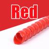 Spiral Protector 1pcs Flexible Spiral Cable Sleeve 20mm 22mm 25mm 28mm ID Pipe Protection Cover Wrap Winding Cable Wire Tube Protector Wraps Cable(Red,ID 25mm 1 Meter) view 2