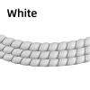 ELLANA Spiral Protector 2 Meters 8mm to 16mm Cable Wire Protector Sleeve Flexible Tube Pipe Protection Winding Line Spiral Wrap Organizer Cover Wraps Cable(White,10mm 2 Meters) view 2