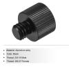 MECCANIXITY Microphone Stand Adapter 3/8-16 Male to 5/8-27 Female Camera Screw Thread Adapter for Microphone Tripod Stand Black 4 Pcs view 3