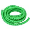 ELLANA Spiral Protector 5 Meters Cable Protection Sleeve Wear Resistant Spiral Tube Pipe Protector Wire Organizer Plastic Spiral Line Wrap Winding Wraps Cable(Green,8mm Inside Diameter) view 1