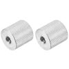 MECCANIXITY Mic Stand Adapter 1/4-20 Female to 1/4-20 Female Camera Screw Thread Adapter for Microphone Tripod Stand Silver 2 Pcs view 1