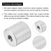 MECCANIXITY Mic Stand Adapter 1/4-20 Female to 1/4-20 Female Camera Screw Thread Adapter for Microphone Tripod Stand Silver 2 Pcs view 4
