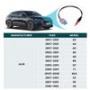 Anina Double Fakra Male to DIN ISO Adapter Compatible with Audi Volvo VW Seat Skoda Car DIN Motorola TypeUniversal Car Stereo AM FM Antenna Splitter Y AUX Adapter view 4