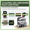 Aonomi LK-4WBN SS12KW Label Tape Replace for Epson Label Maker Tape LC-4WBN LC 4WBN9 12mm 1/2" Black on White 0.47" Compatible with Epson LabelWorks LW300 LW400 LW500 Label Maker, 6-Pack view 3