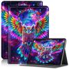 Amazon Fire 7 Tablet Case (12th Gen, 2022) - Slim PU Leather Folding Stand with Auto Sleep/Wake Feature - Owl Wings view 1