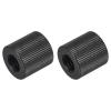 MECCANIXITY Mic Stand Adapter 1/4-20 Female to 3/8-16 Female Camera Screw Thread Adapter for Microphone Tripod Stand Black 2 Pcs view 1