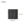 MECCANIXITY Mic Stand Adapter 1/4-20 Female to 3/8-16 Female Camera Screw Thread Adapter for Microphone Tripod Stand Black 2 Pcs view 2